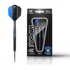 TARGET VAPOR8 BLACK DARTS - BLUE - 22G