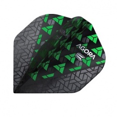 AGORA GHOST DART FLIGHTS - NO2 - STD - GREEN - 332490