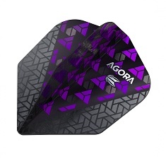 Agora Ghost Dart Flights - NO6 - Purple - 332680