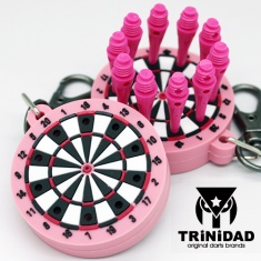 DARTBOARD SHAPE TIP HOLDER PINK